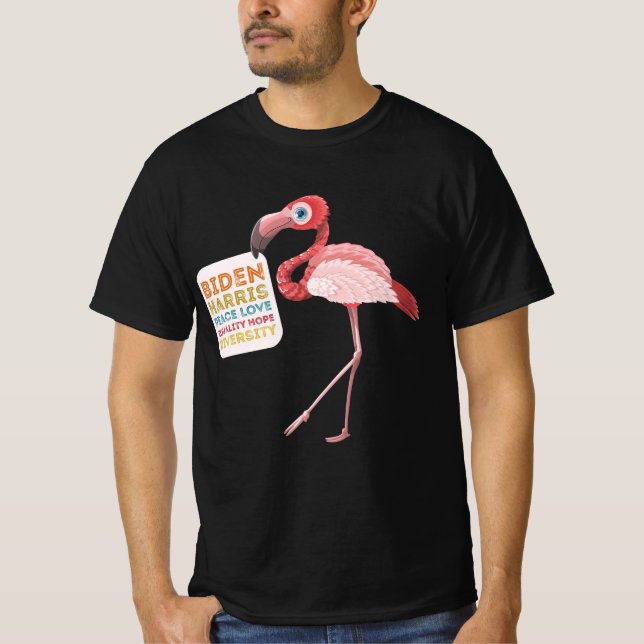 Biden Harris Peace Love Equality Hope Diversity T-Shirt (Front)