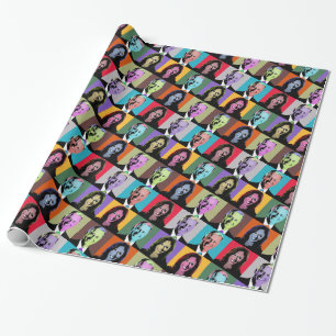 Biden Harris Pop Art (Neon) Wrapping Paper
