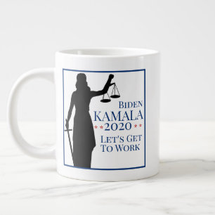 Biden Harris President Get to Work 2020 Election Large Coffee Mug