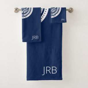 Biden Harris Presidential Inauguration Monogrammed Bath Towel Set