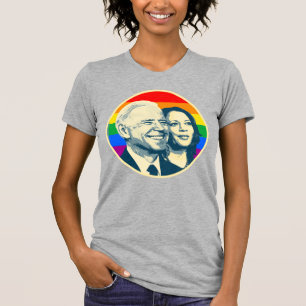 BIDEN HARRIS PRIDE BADGE LARGE T-Shirt