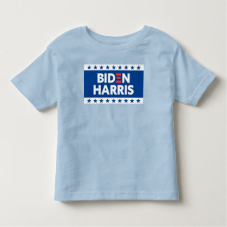 Biden / Harris Stars Frame White Blue Toddler T-Shirt