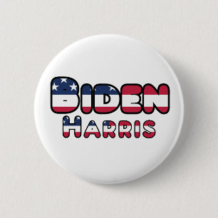 Biden & Harris Support US Election 2020 6 Cm Round Badge