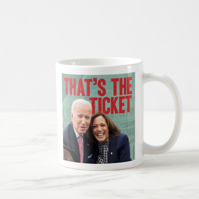 Biden Harris THAT'S THE TICKET mug (Right)