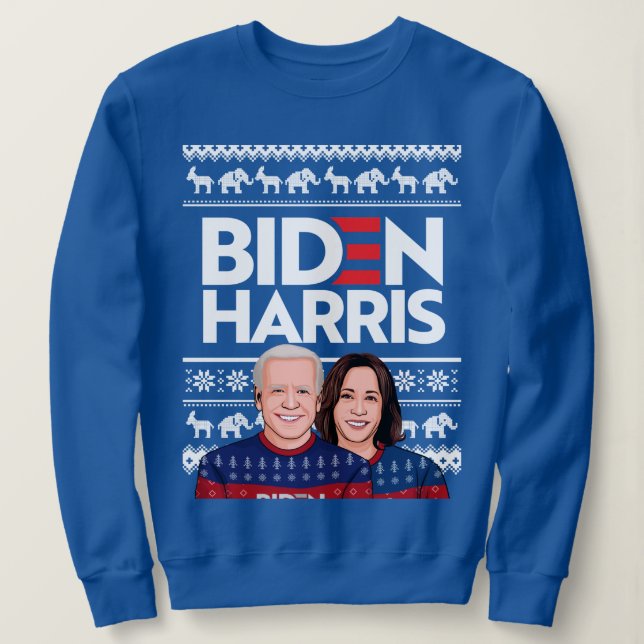 BIDEN HARRIS UGLY SWEATER (Design Front)