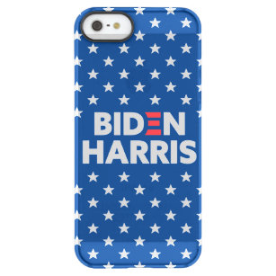 Biden / Harris White Stars Pattern Blue Permafrost® iPhone SE/5/5s Case