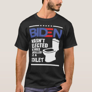 biden - Joe Biden Wasn’t Elected He Was Installed  T-Shirt