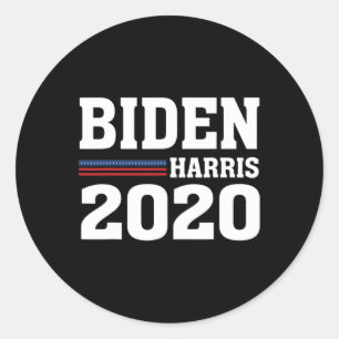 Biden Kamala Harris 2020 Liberal Democrat Election Classic Round Sticker