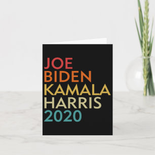 Biden Kamala Harris 2020 Vintage Style  Card