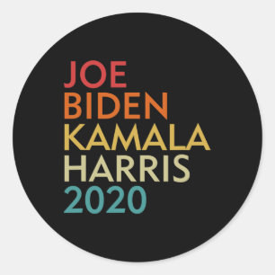Biden Kamala Harris 2020 Vintage Style Classic Round Sticker