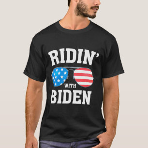 Biden Kamala Harris 2024 - Ridin' With - Liberal  T-Shirt