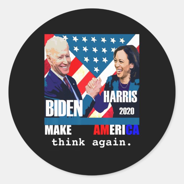 Biden Kamala Harris  Classic Round Sticker (Front)