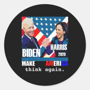 Biden Kamala Harris Classic Round Sticker