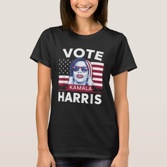Biden Kamala Harris Vote Kamala 2024 For Women T-Shirt (Front)