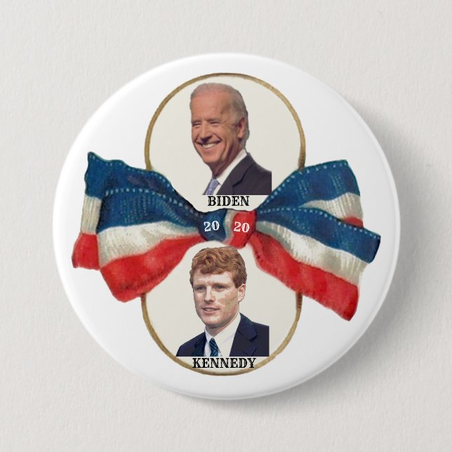 Biden Kenndy 2020 7.5 Cm Round Badge (Front)