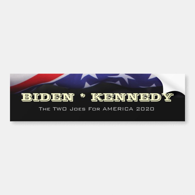 BIDEN KENNEDY 2020 Campaign Bumper Sticker (Front)