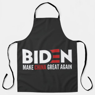 biden Make China Great Again Apron