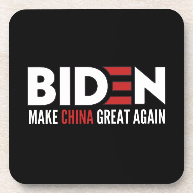 biden Make China Great Again Coaster (Front)