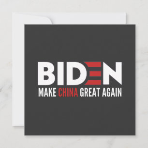 biden Make China Great Again Invitation