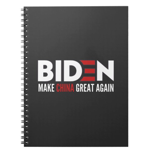 biden Make China Great Again Notebook (Front)