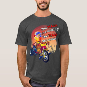 Biden Midnight Ride MAGA Are Coming Adult Costume  T-Shirt