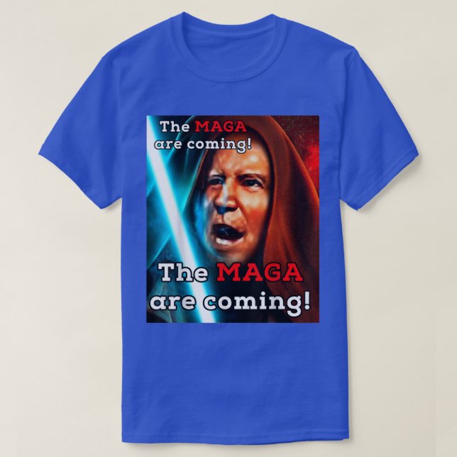 Biden Midnight Ride MAGA Are Coming Adult Costume  T-Shirt (Design Front)