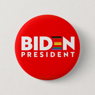 Biden President 6 Cm Round Badge