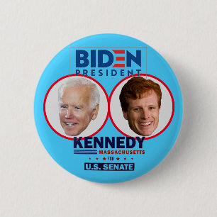 Biden President Kennedy Senate 2020 6 Cm Round Badge