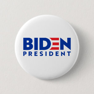 Biden President Logo 6 Cm Round Badge