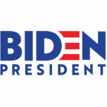 Biden President Standing Photo Sculpture<br><div class="desc">Joe Biden 2020 presidential campaign logo. Great gifts for Biden supporters,  gift for democrats,  gifts for Joe Biden voter!</div>