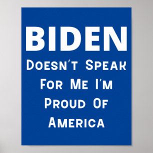 Biden - Proud Of America Poster