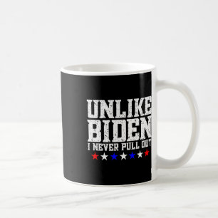 Biden Pulling Out Joke Political Embyrring Airport Coffee Mug