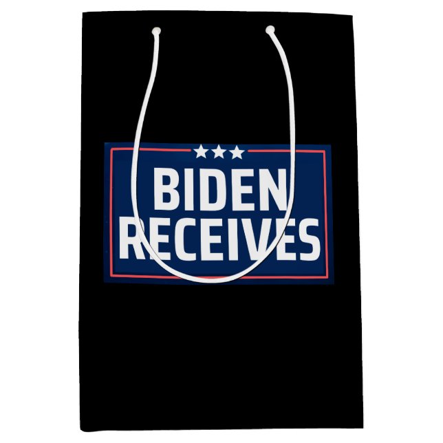 Biden Receives Medium Gift Bag (Front)