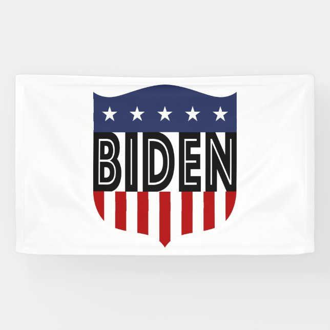 BIDEN stars and stripes Banner (Horizontal)