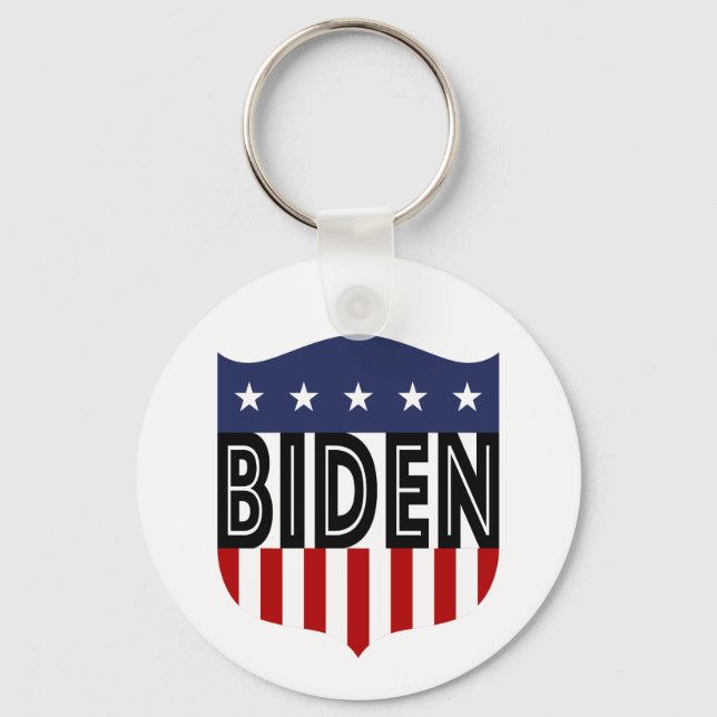 BIDEN stars and stripes Key Ring (Front)