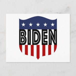 BIDEN stars and stripes Postcard
