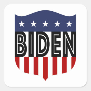 BIDEN stars and stripes Square Sticker