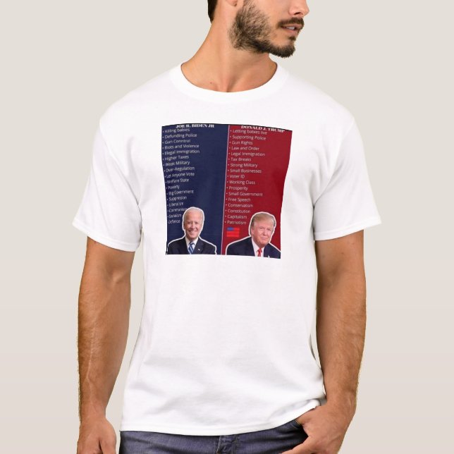 BIDEN vs TRUMP T-Shirt (Front)