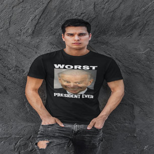 BIDEN WORST PRESIDENT EVER Dark T-Shirt