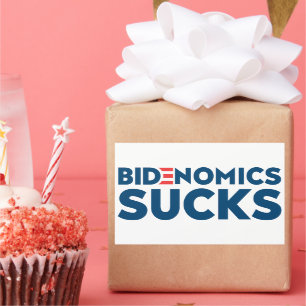 Bidenomics Sucks Rectangular Sticker