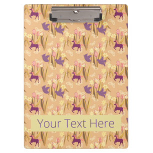 Bids and Unicorns on Spring Meadow  Clipboard