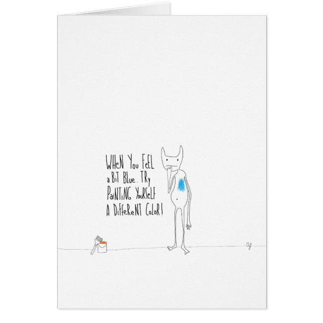 Bidule Painted Blue (Front)