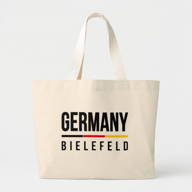 Bielefeld Germany Large Tote Bag (Front)