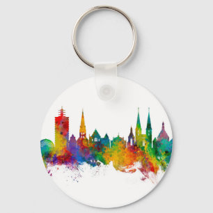 Bielefeld Germany Skyline Key Ring