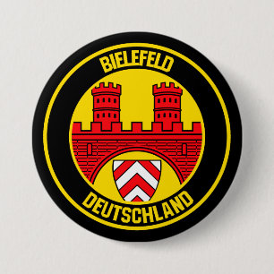 Bielefeld Round Emblem 7.5 Cm Round Badge