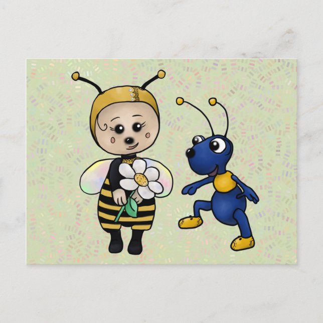 Biene und Ameise Postcard (Front)