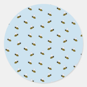 Bienen  classic round sticker