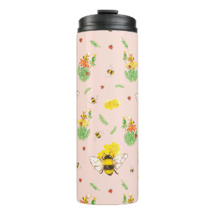 Bienen und Glückskäfer Thermal Tumbler