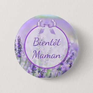 Bientôt Maman Baby Shower Button