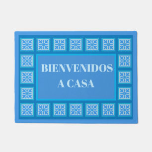 Bienvenidos a casa Spanish welcome Doormat
